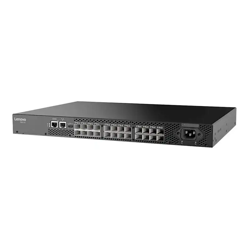 Lenovo ThinkSystem DB610S - Commutateur - Géré - 8 x 32Gb Fibre Channel SFP+ - de bureau, Montable sur r... (7D8PA002WW)_1